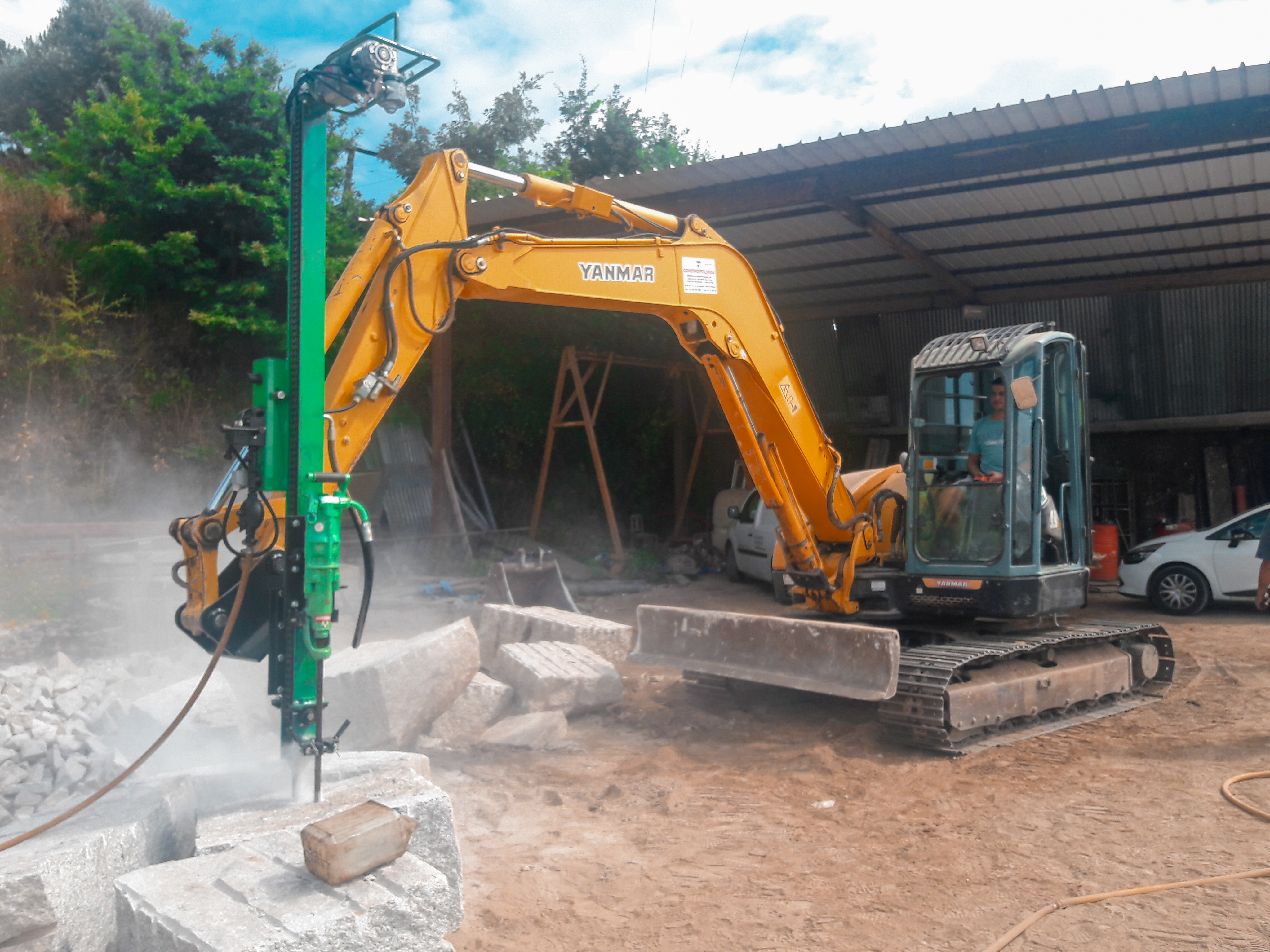 Coluna de perfuração & Compressores