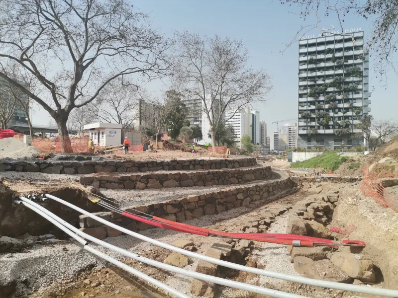 Muros em Lisboa na Praça de Espanha